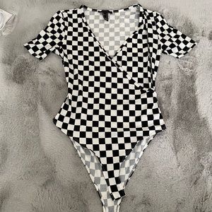 Forever 21 checkered bodysuit🧡